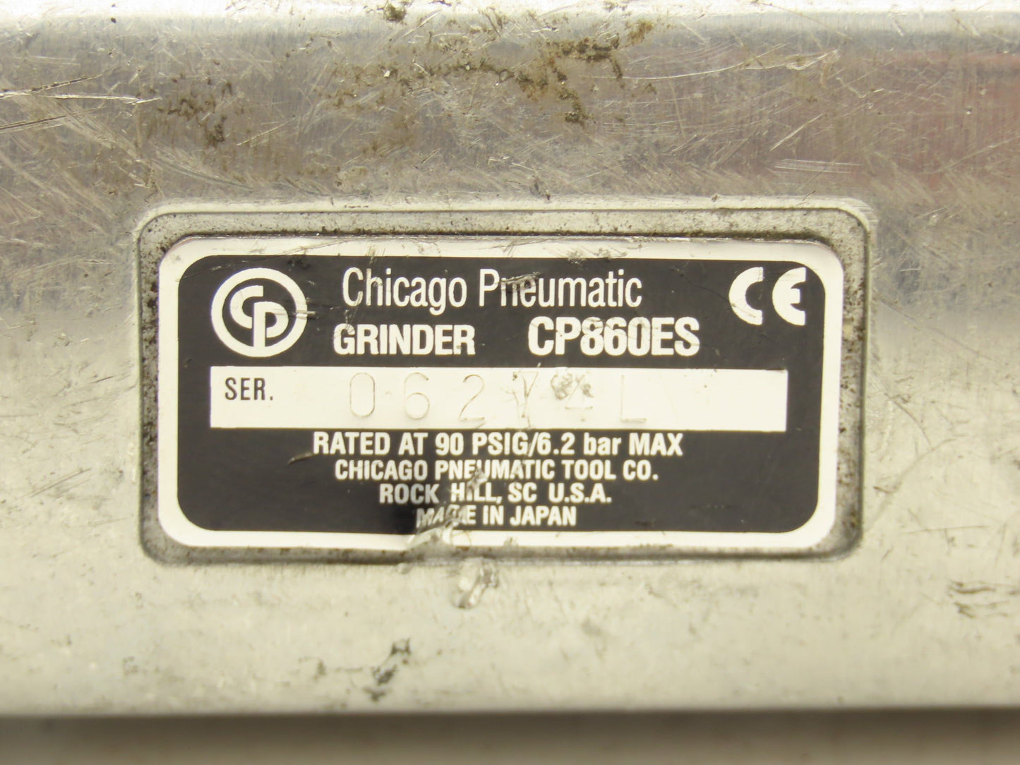Chicago Pneumatic CP860ES Air Powered Die Grinder 90psig