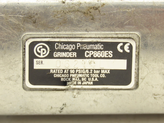 Chicago Pneumatic CP860ES Air Powered Die Grinder 90psig