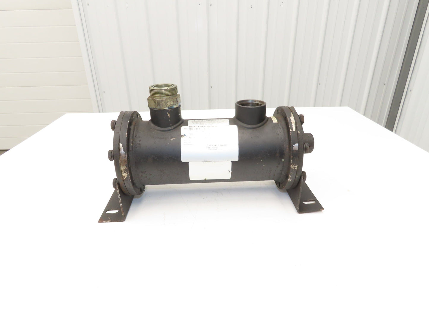 Thermal Transfer EKS-1012-F-R Oil Cooler Shell & Tube Heat Exchanger 2-Pass