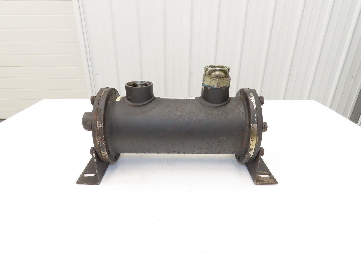 Thermal Transfer EKS-1012-F-R Oil Cooler Shell & Tube Heat Exchanger 2-Pass