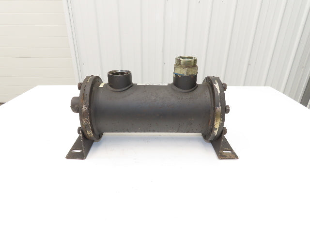 Thermal Transfer EKS-1012-F-R Oil Cooler Shell & Tube Heat Exchanger 2-Pass