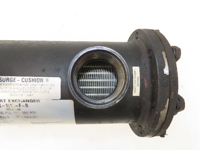 Thermal Transfer EKS-1012-F-R Oil Cooler Shell & Tube Heat Exchanger 2-Pass