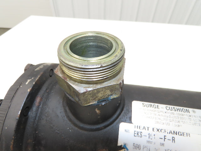 Thermal Transfer EKS-1012-F-R Oil Cooler Shell & Tube Heat Exchanger 2-Pass