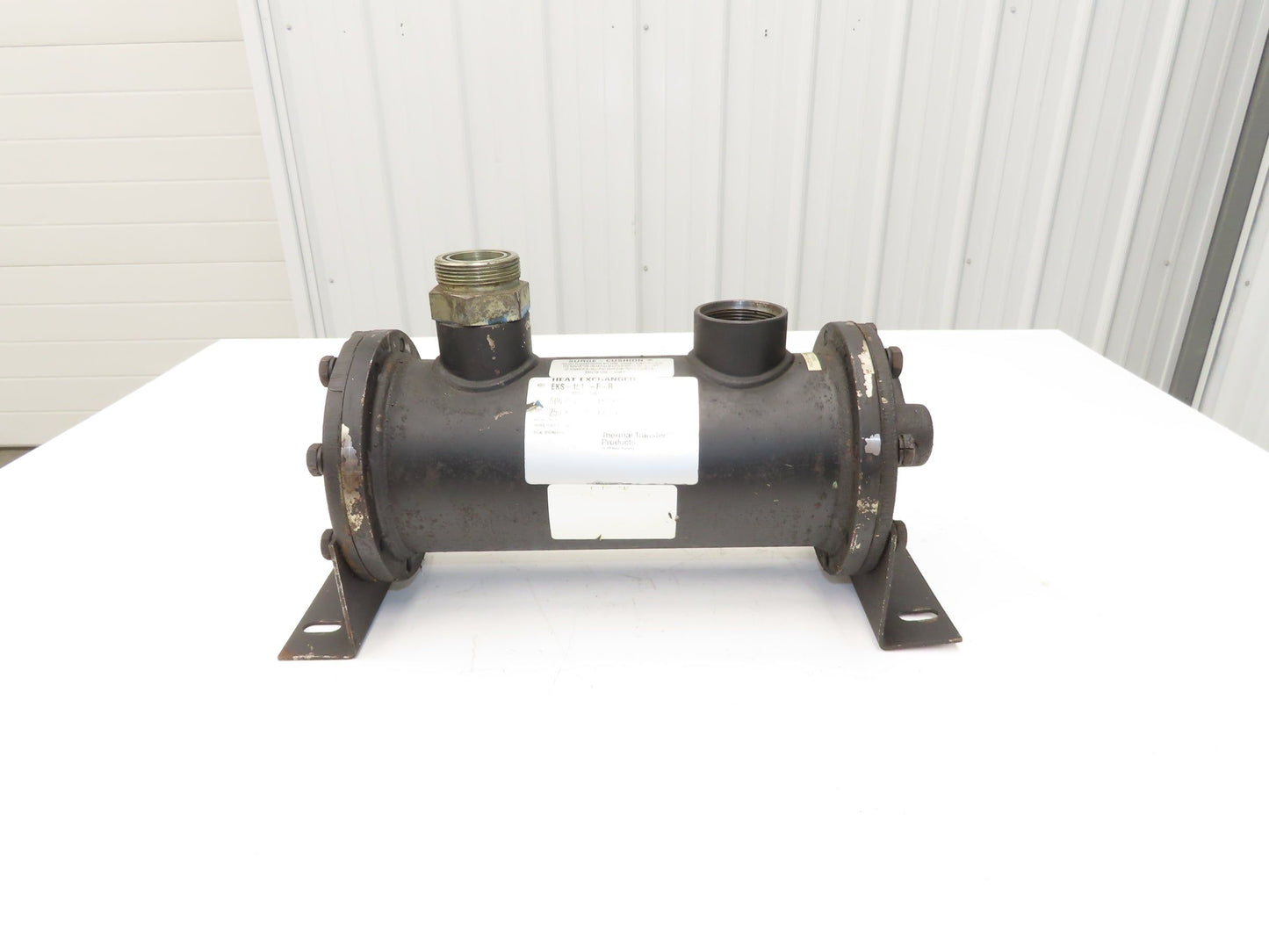 Thermal Transfer EKS-1012-F-R Oil Cooler Shell & Tube Heat Exchanger 2-Pass