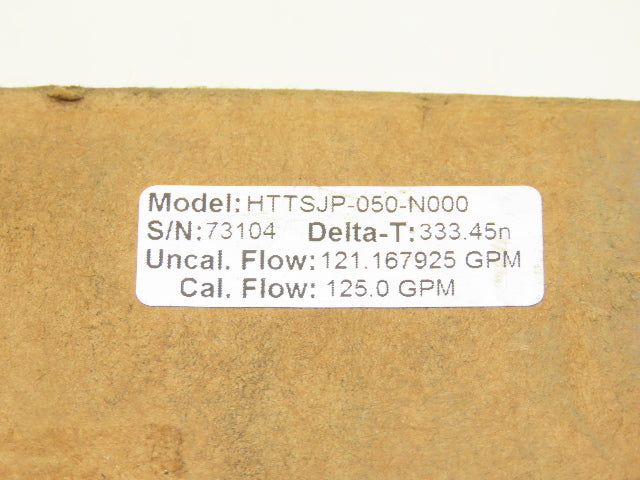 HTTSJP-050-N000 Ultrasonic Transducer Flow Meter 125 GPM 50' Cable