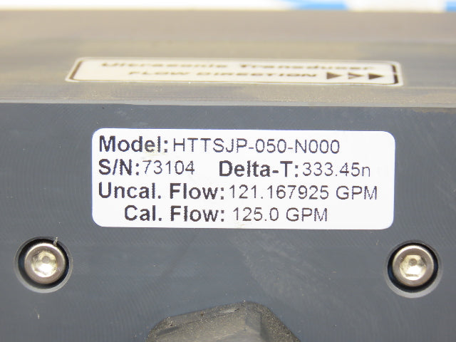 HTTSJP-050-N000 Ultrasonic Transducer Flow Meter 125 GPM 50' Cable
