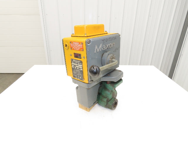 Maxon 1" 760 2 Gas Shut-Off Valve 1"NPT 600psi 120V
