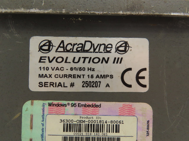 Acradyne Evolution Torque Wrench Controller DSP 1.12 EEPROM B0EC