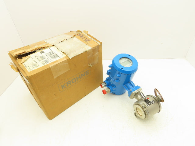 Krohne IFM5090/D/HART/6 Altometer Flow Meter 1-1/2" Tube 150psi Light Damage