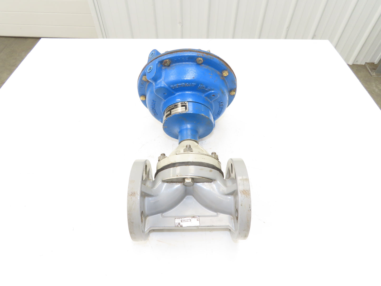 Asahi Diaphragm Pinch Valve 2" Flanged CPVC w/Century Pneumatic Actuator