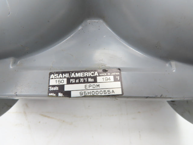 Asahi Diaphragm Pinch Valve 2" Flanged CPVC w/Century Pneumatic Actuator