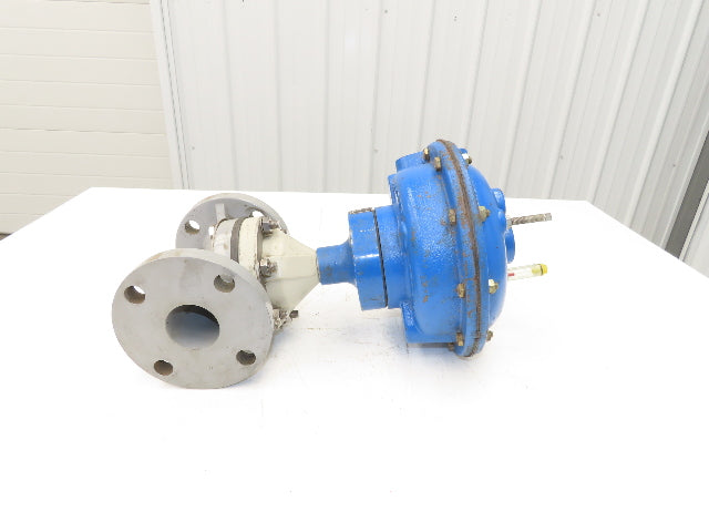 Asahi Diaphragm Pinch Valve 2" Flanged CPVC w/Century Pneumatic Actuator