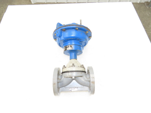 Asahi Diaphragm Pinch Valve 2" Flanged CPVC w/Century Pneumatic Actuator