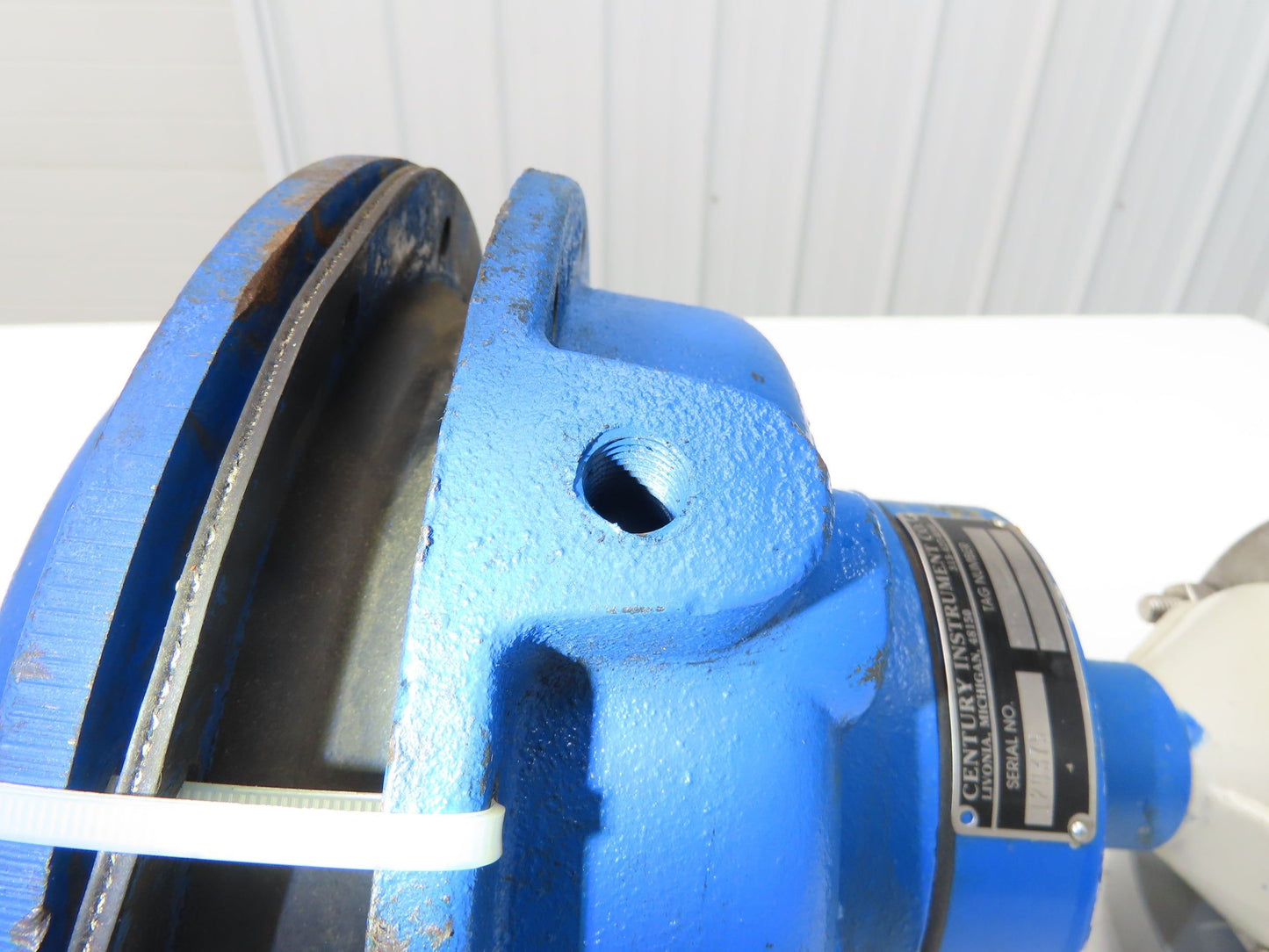 Asahi Diaphragm Pinch Valve 2" Flanged CPVC w/Century Pneumatic Actuator *READ*