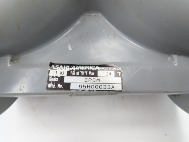 Asahi Diaphragm Pinch Valve 2" Flanged CPVC w/Century Pneumatic Actuator *READ*