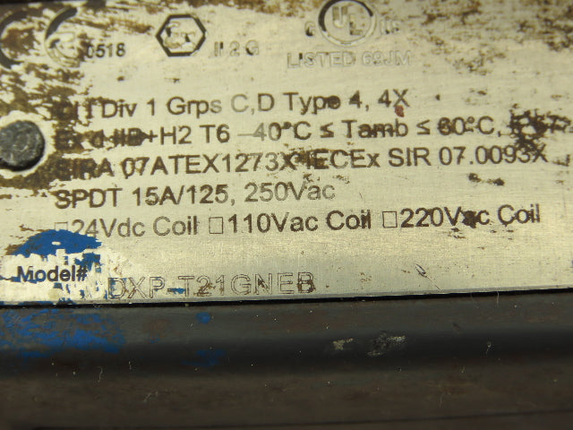 Topworx DXP T21GNEB Valvetop Valve Positioner Indicator 15A 125/250VAC