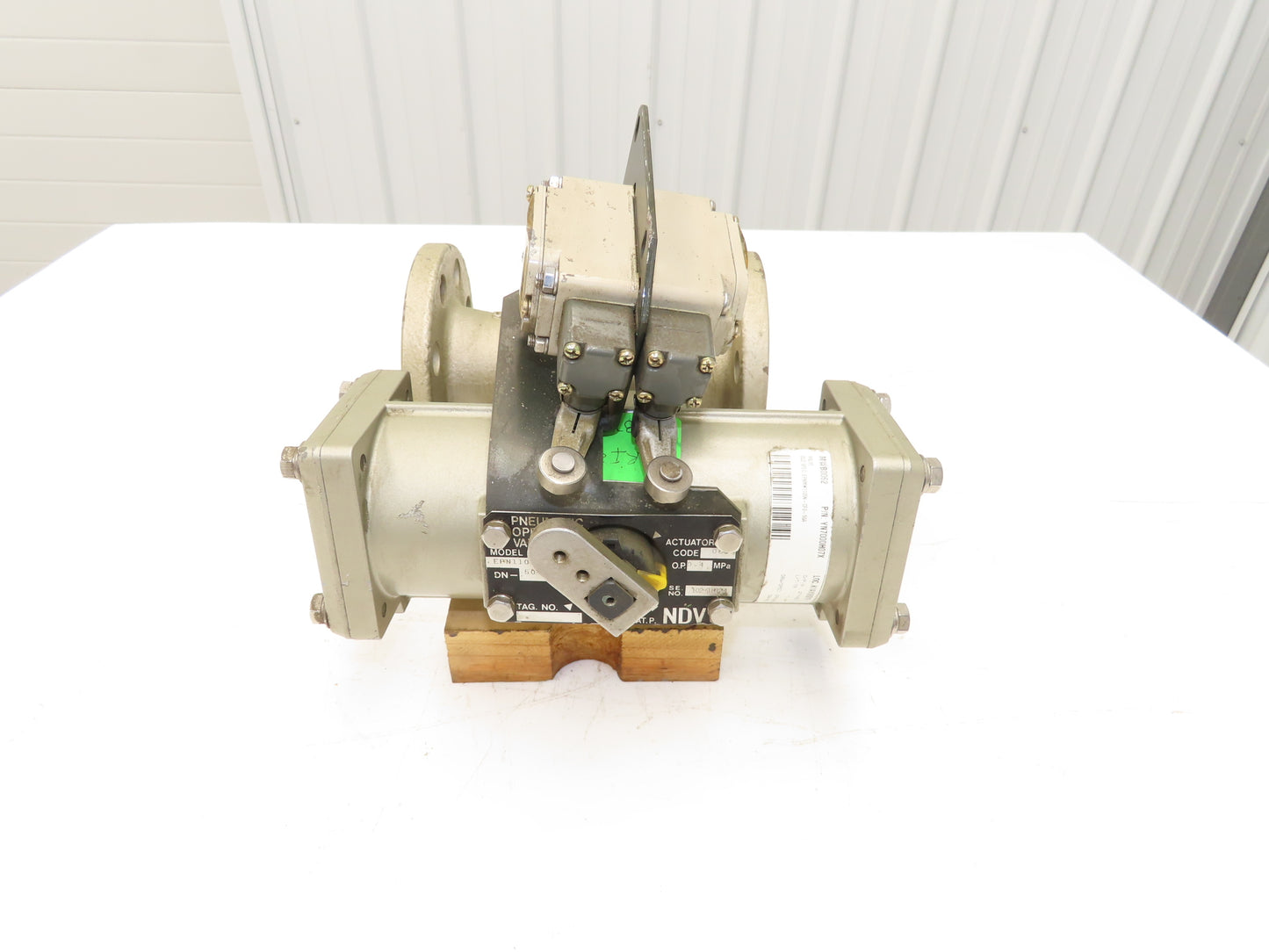 NDV Nippon E100N DN50 2" Flanged 2-Way Ball Valve & Pneumatic Actuator EPN1105N