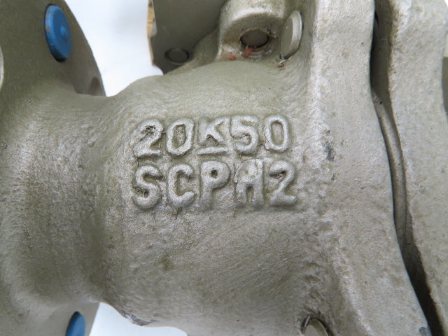 NDV Nippon E100N DN50 2" Flanged 2-Way Ball Valve & Pneumatic Actuator EPN1105N