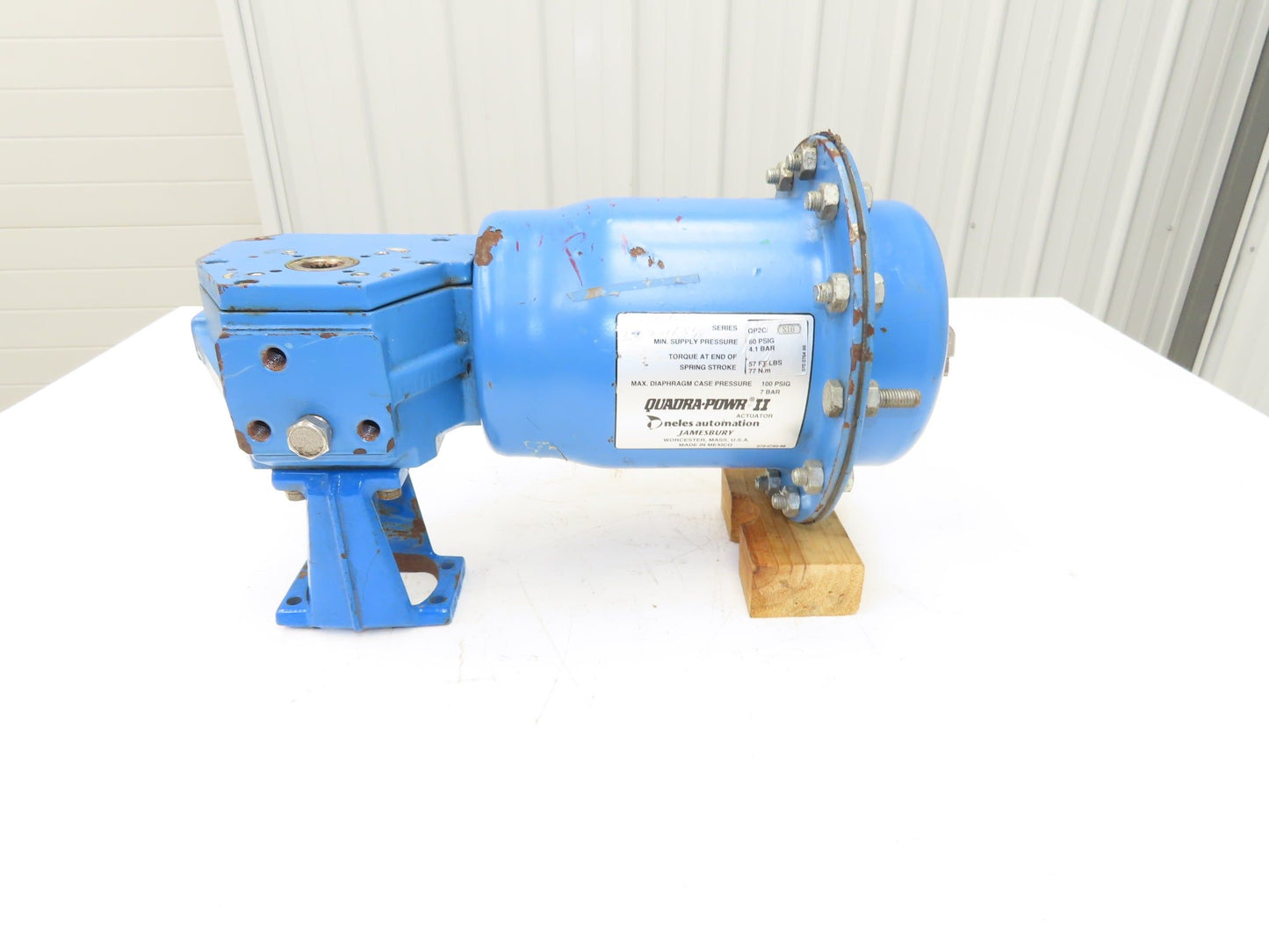 Neles-Jamesbury QP2C Quadra-Powr II Pneumatic Valve Actuator 60psi 57Ft-lbs