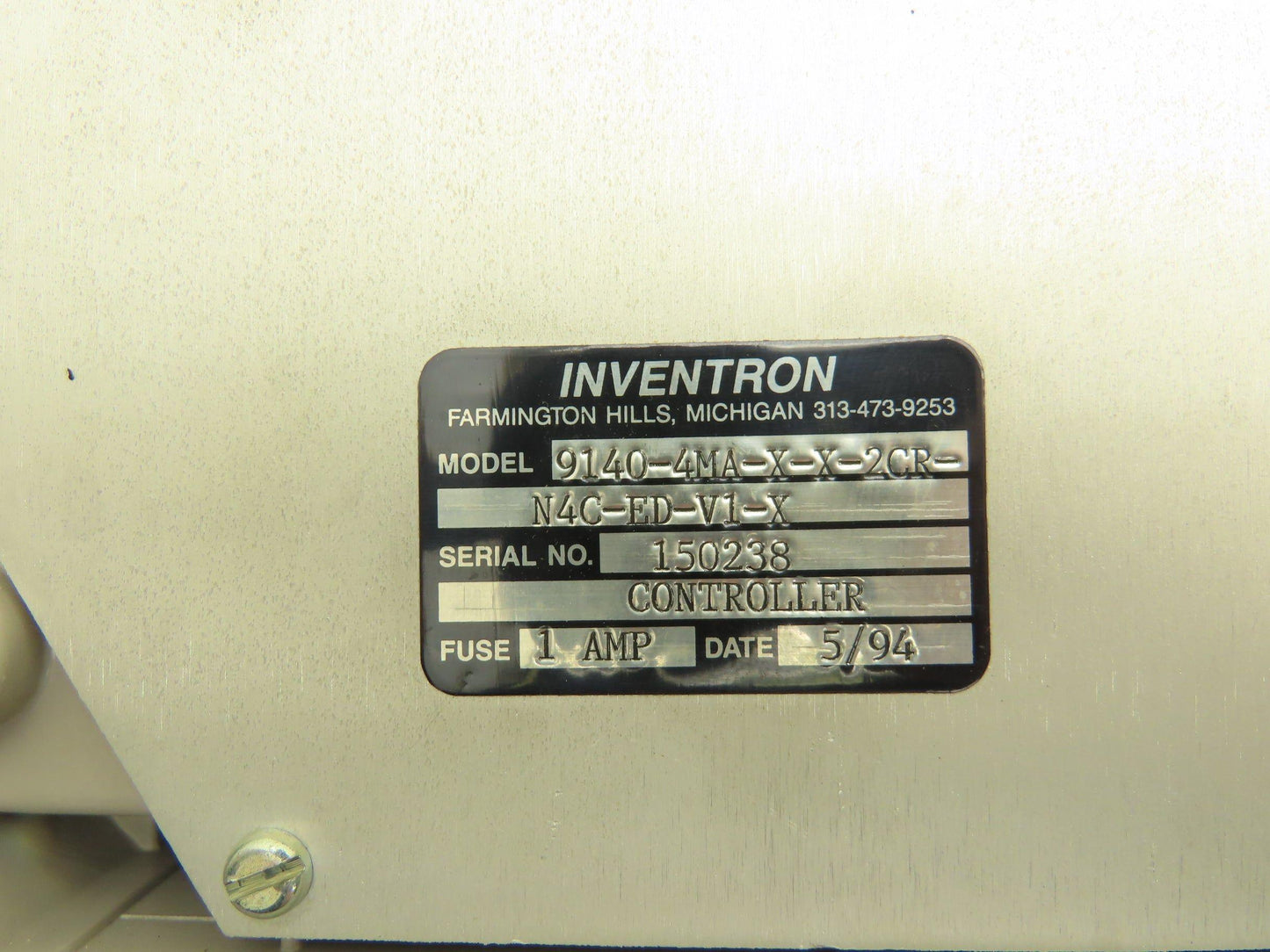 Inventron 9140-4MA-X-X-2CR-N4C-ED-V1-X Controller Display Panel Keypad