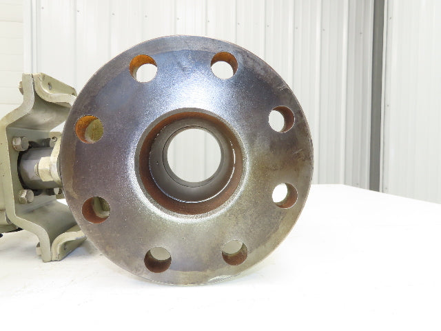 NDV Nippon E100N DN80 3" Flanged 2-Way Ball Valve & Pneumatic Actuator EPN1101N