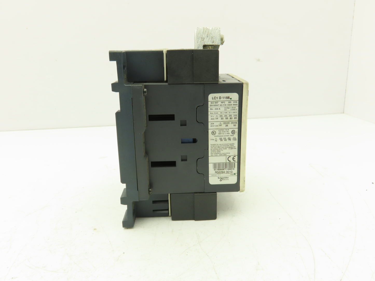 Telemecanique LC1D115 Motor Starter Contactor 250A 1000V 3 Pole 110V Coil