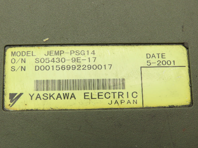 Yaskawa Electric JEMP-PSG14 Teach Pendant Hand Operated NH5000
