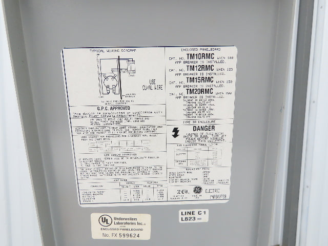 Landis Gyr TM15RMC Ring 200A Meter Socket 1Ph 3 Wire 150A Main Breaker 4 Term
