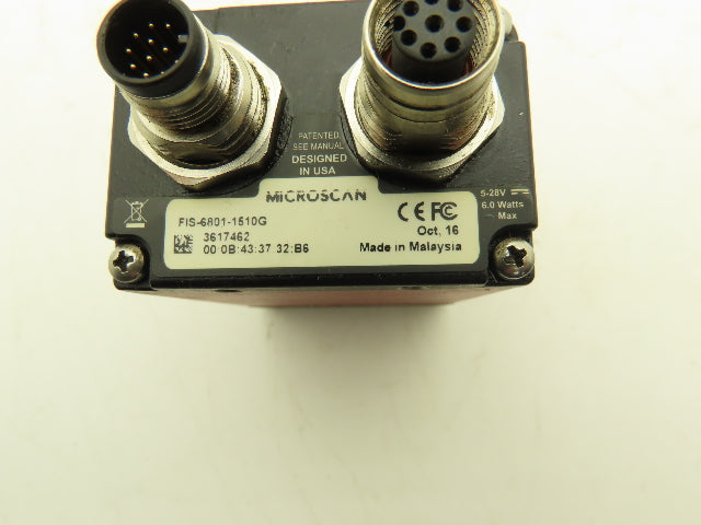 MicroScan FIS-6801-1510G QX Hawk Barcode Scanner Optical Imager 15° Lens