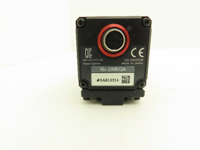 Keyence CA-HX200M LumiTrax Camera 16x 2MP F1.4 12mm B/W Manual Aperature Zoom