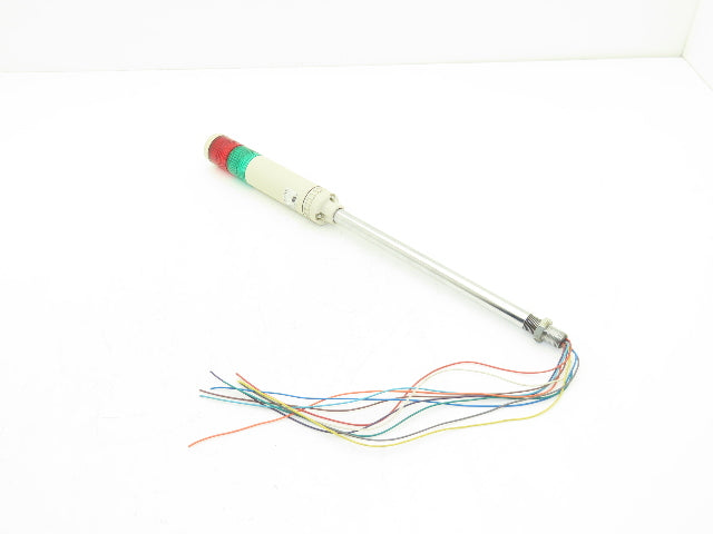 PatLite LCE-02AFB Signal Lamp Light Stack Tower Red Green 24V AC/DC IP54