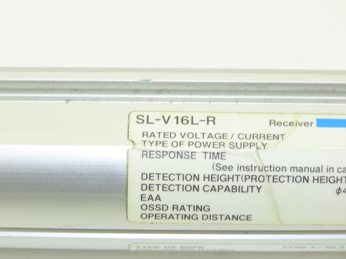 Keyence SL-V16L Light Curtain Transmitter Receiver Set 600mm 24VDC