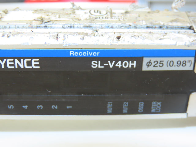 Keyence SL-V40H Light Curtain Transmitter Receiver Set 780mm 24VDC
