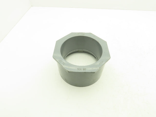 Spears SCH 80 Reducer Bushing 8x6" Spigot x Socket NSF-61