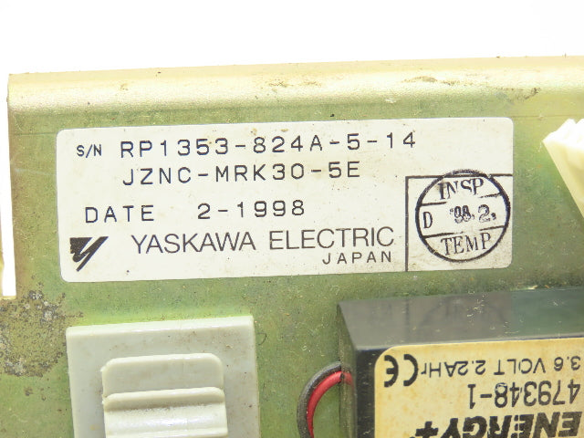 Yaskawa JZNC-MRK30-5E Backplane PLC 3-Slot Rack Module