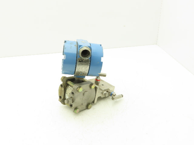 Rosemount M-618SCT316SS 1151GP8E22B1 Pressure Transmitter 45VDC 1000PSI & Valve