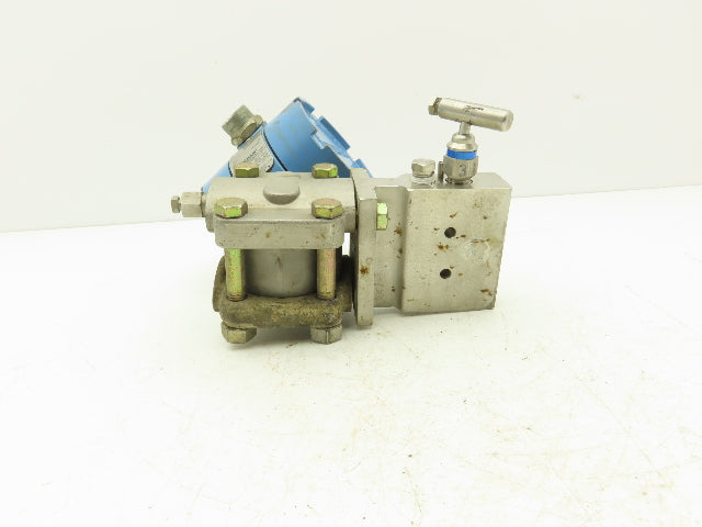 Rosemount M-618SCT316SS 1151GP6E22B1DF Pressure Transmitter 45VDC 100PSI & Valve