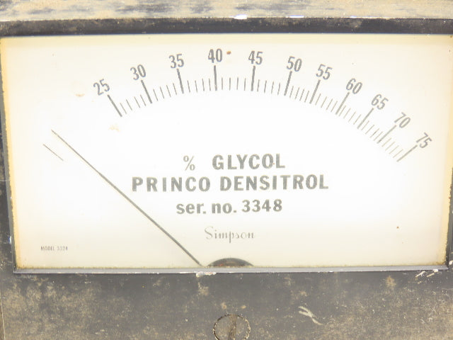 Princo Densitrol Signal Converter Glycol Monitor System 25-75% Range