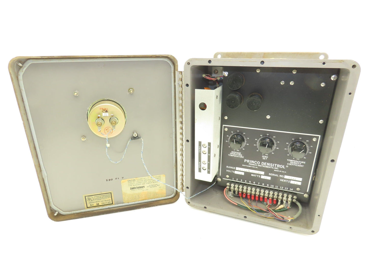 Princo Densitrol Signal Converter Glycol Monitor System 25-75% Range