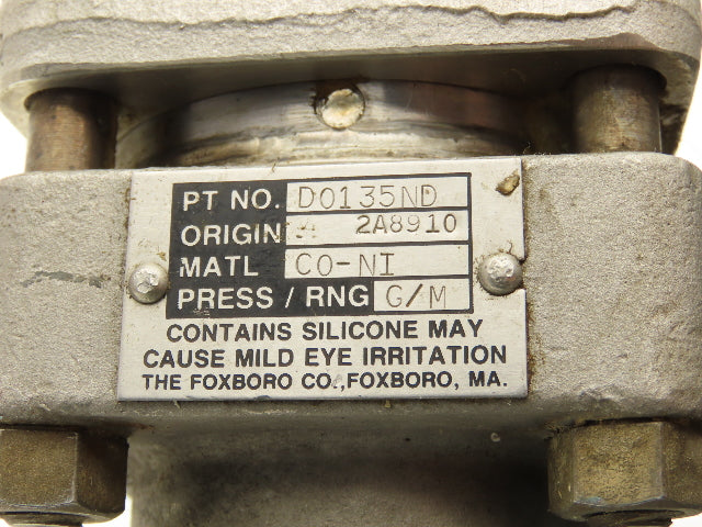 Foxboro 821GM-IS1NH2 EW Electronic Pressure Transmitter 12.5-65VDC 600PSI