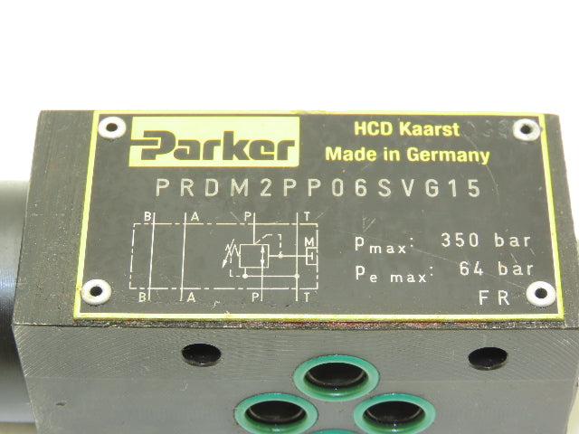 Parker PRDM2PP06SVG15 Hydraulic Pressure Reducing Valve Module 5000psi