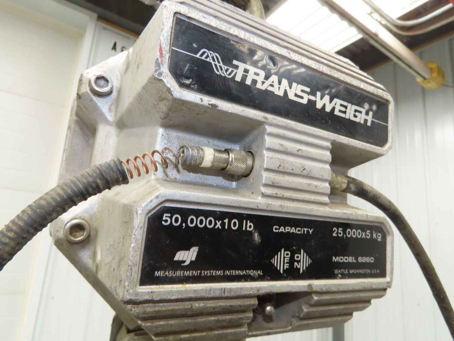 MSI MSI-6260C Trans-Weigh CellScale RF Digital Crane Scales 50000 x 10 lb