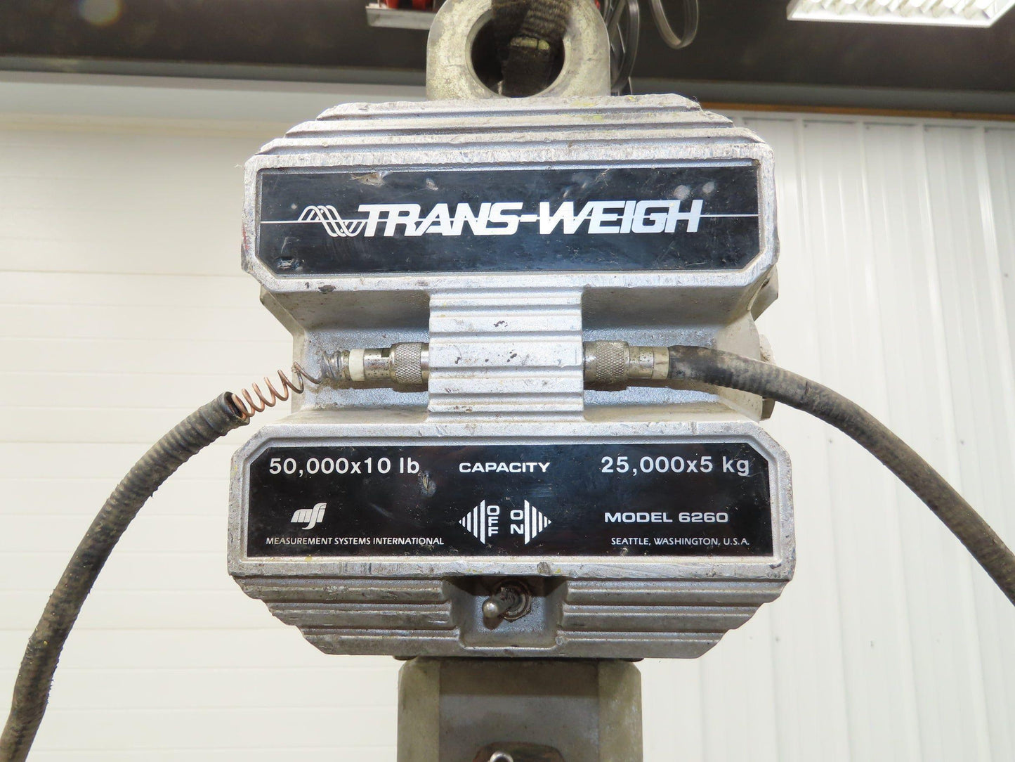 MSI MSI-6260C Trans-Weigh CellScale RF Digital Crane Scales 50000 x 10 lb
