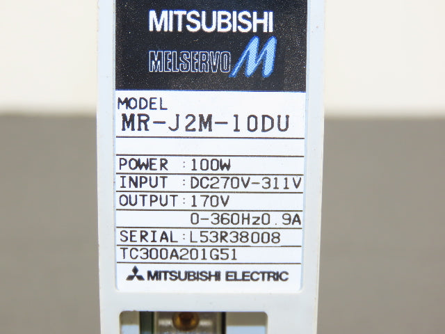 Mitsubishi MR-J2M-10DU Melservo AC Servo Drive 100W