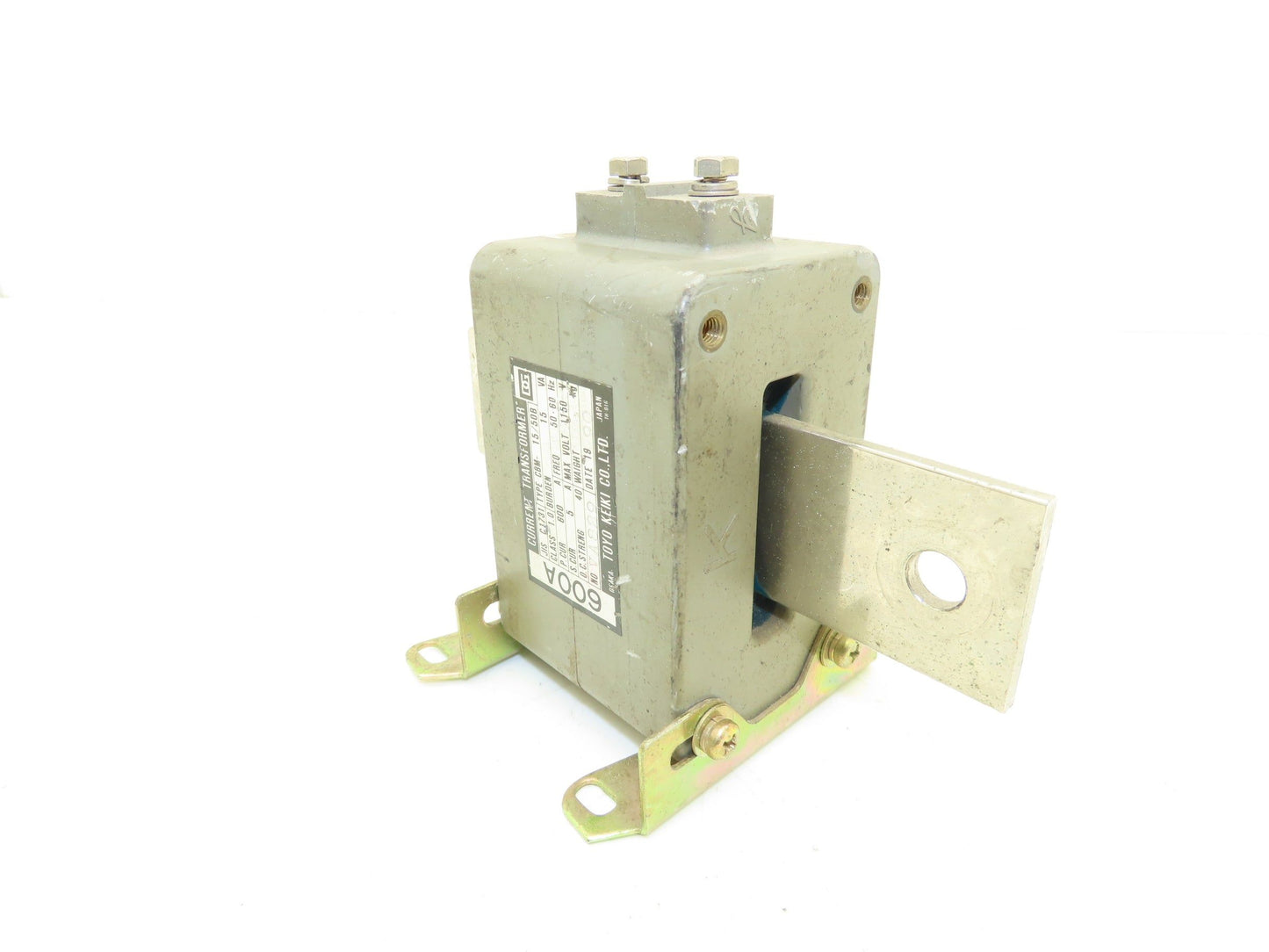 Toyo Keiki CBM-15/50B Current Transformer 600A 5A Class 1.0 JIS C1731 15VA