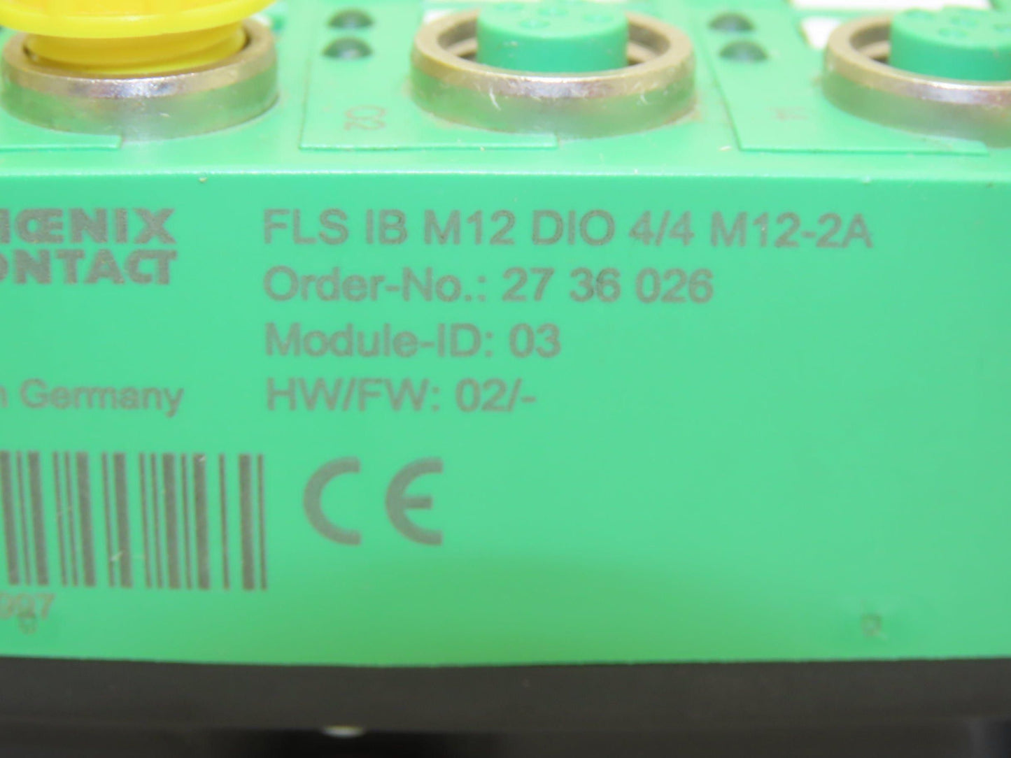 Phoenix Contact FLS IB M12 DIO 4/4 M12-2A Distributed Digital I/O 4 In 4 Out