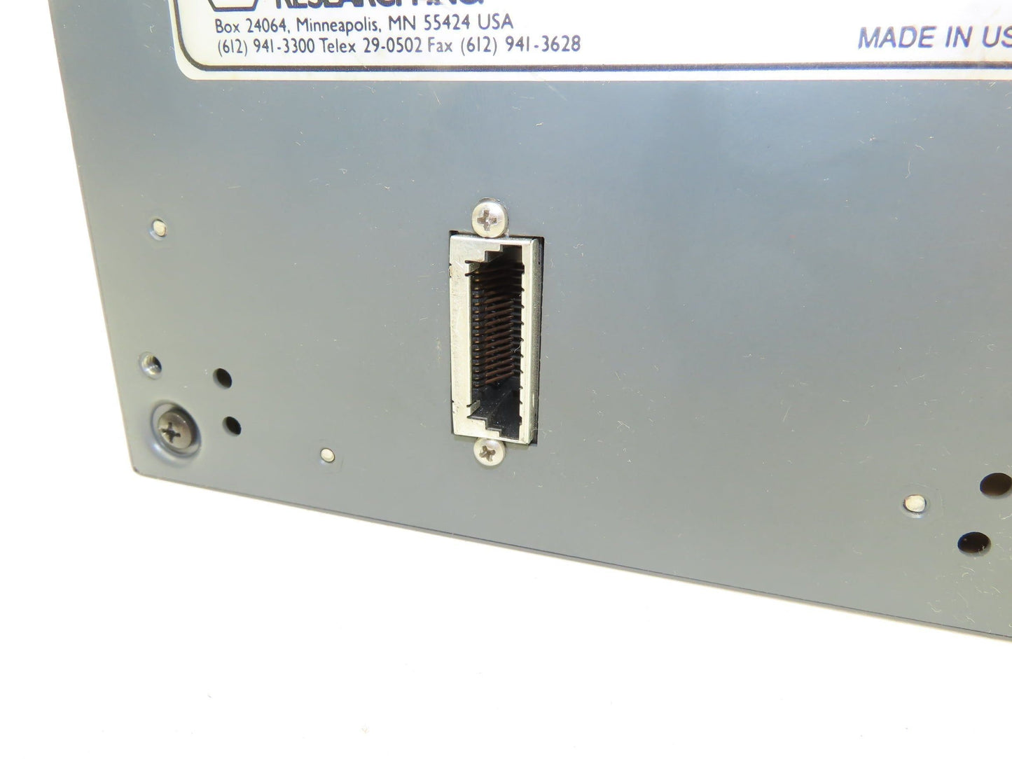 Research Inc 8751 Dimension Control Panel Operator Human Machine Interface