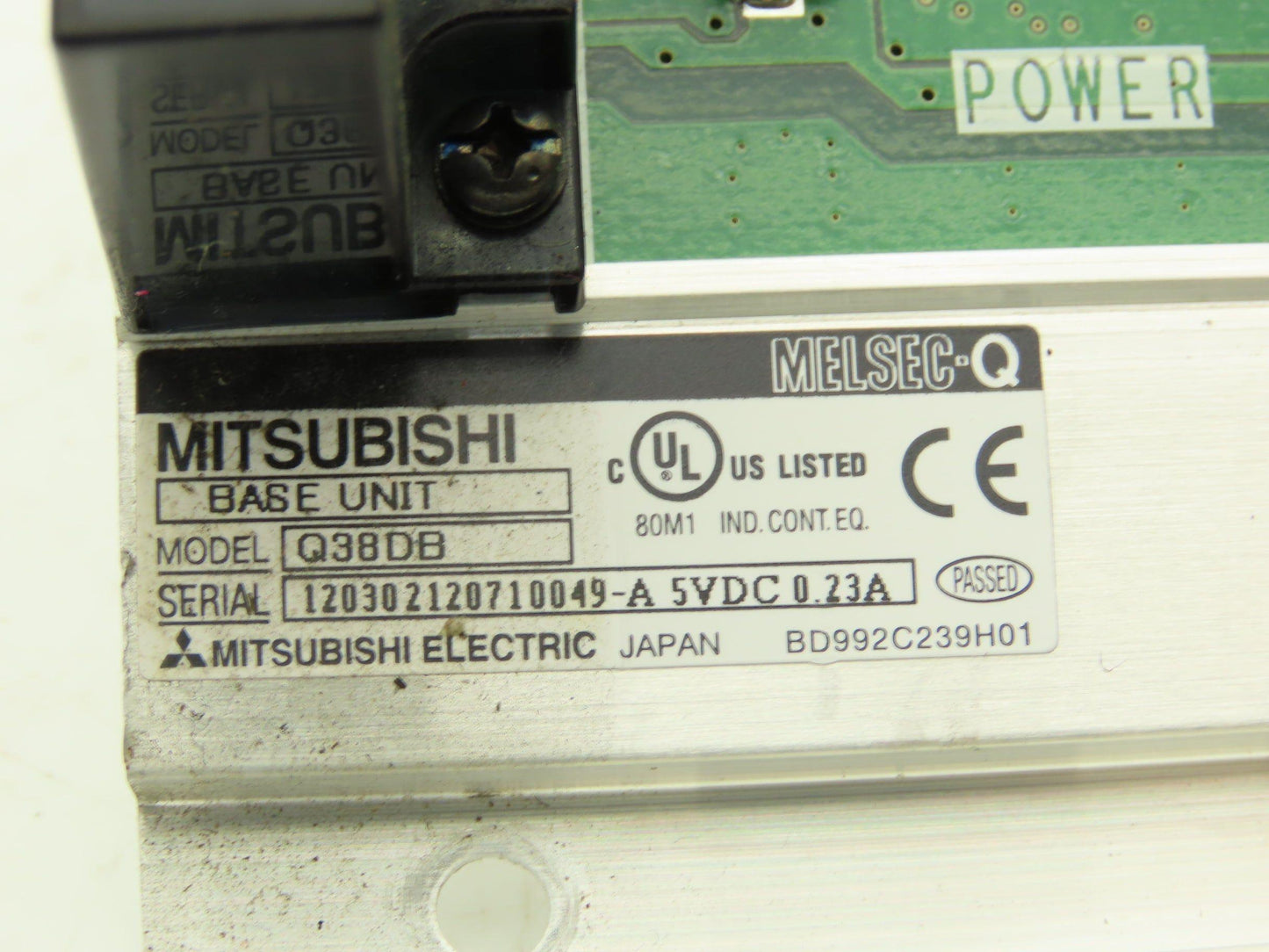 Mitsubishi Electric Melsec Backplane Rack Power Supply Module 8 Slot QJ71LP21-25