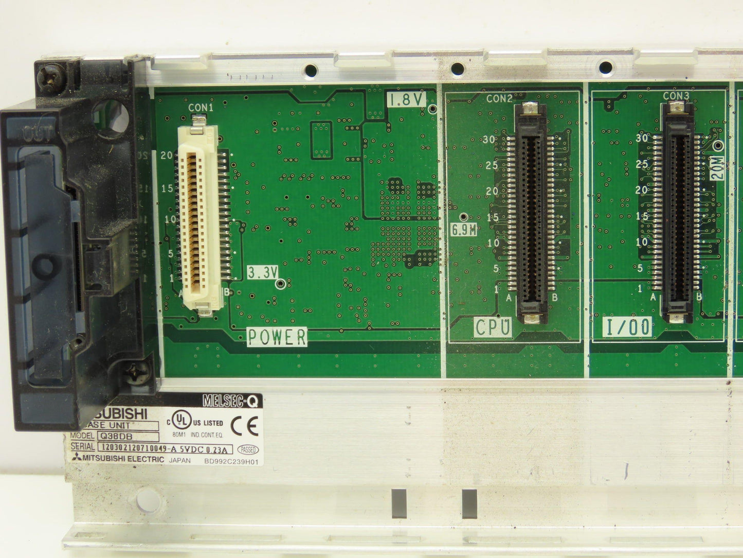 Mitsubishi Electric Melsec Backplane Rack Power Supply Module 8 Slot QJ71LP21-25