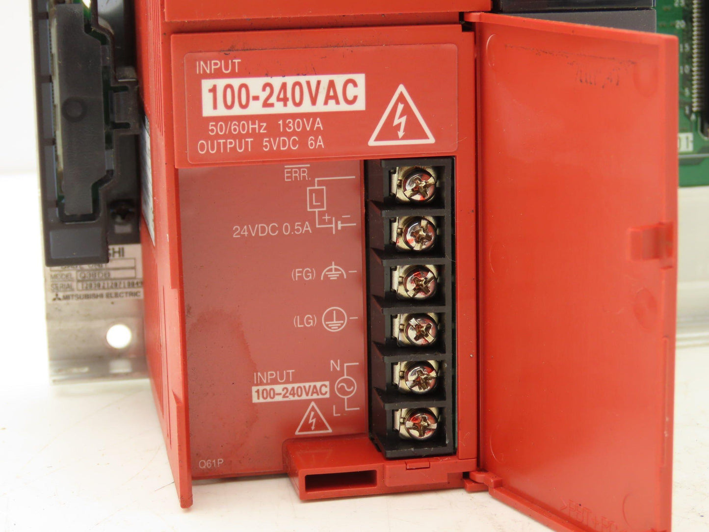 Mitsubishi Electric Melsec Backplane Rack Power Supply Module 8 Slot QJ71LP21-25